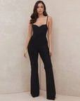 Halter Backless Flare Jumpsuit