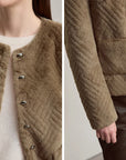 Women's Versatile Warm Knit Winter Coat
