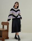 Soft Knit Stripe Winter Sweater