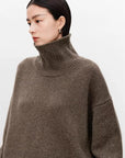 Luxurious Pure Cashmere Turtleneck Sweater
