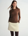 Women's Soft Self-Heating Wool Knit T-Shirt