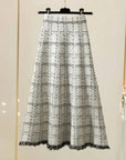 Korean-Style Autumn/Winter Knitted Skirt