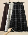 Korean-Style Autumn/Winter Knitted Skirt