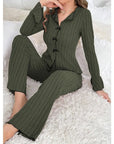 Women's Autumn Winter Long Pajama Set