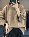 Luxurious Cashmere & Wool Turtleneck Sweater