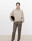 Luxurious Pure Cashmere Turtleneck Sweater