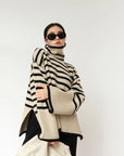 The New Striped Turtleneck Sweater for Fall & Winter
