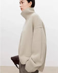 Luxurious Pure Cashmere Turtleneck Sweater