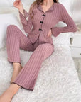 Women's Autumn Winter Long Pajama Set