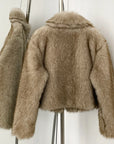 Women's Vintage Faux Fur Jacket