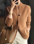 Women's Casual Long Sleeve Sweater Jacket
