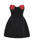 Sexy Strapless Heart Shape Mini Dress Women - 3IN SMART Shop  #