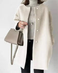 Elegant Wool Blend Mid-Length Coat