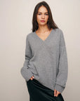 Solid Color Knitted Wool Sweater