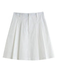 Chic French Style Pleated Mini Skirt