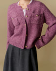 Chic Winter Knitted Cardigan Sweater Jacket for Women