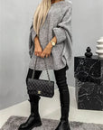Loose Knit Batwing Sweater