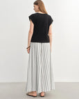 Minimalist Summer Drawstring Cotton-Linen Textured Trousers