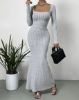 Women's Square-Neck Knit Dress