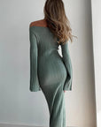 Women's Elegant High-Waist Slim Backless Dress