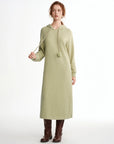 Women's Hooded Knit Sweater Dress