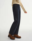 Women's Plus Size Comfort Straight Leg Denim Trousers