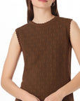 Knitted Texture Summer Tank Top
